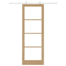 vidaXL Csúszó ajtó ORKDAL Természetes 83 x 232 cm
