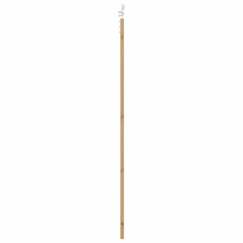 vidaXL Csúszóajtó ORKDAL Barna 83 x 232 cm Fa és fém
