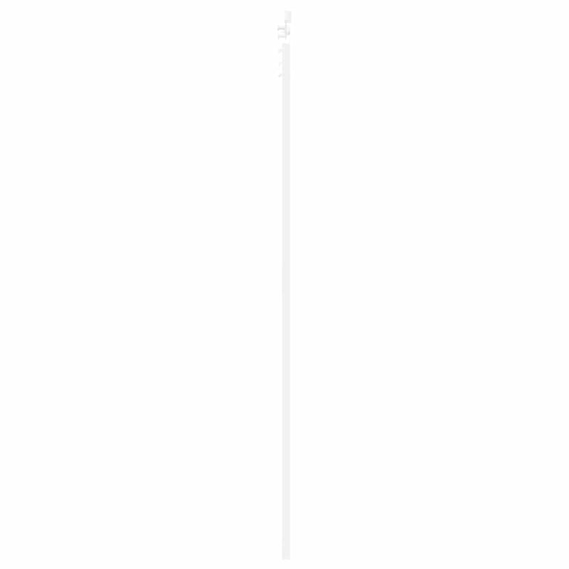 vidaXL Csúszóajtó ORKDAL Fehér 83 x 232 cm Fa és fém