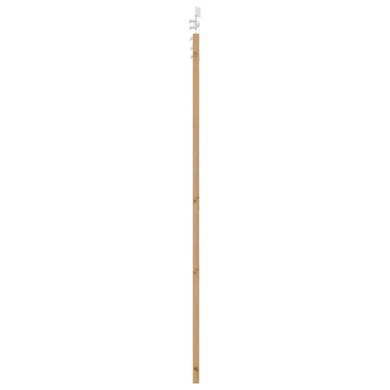 vidaXL Csúszóajtó ORKDAL Barna 83 x 202 cm Fa és fém