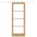 vidaXL Csúszó ajtó ORKDAL Természetes 83 x 211 cm