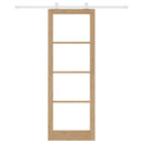 vidaXL Csúszó ajtó ORKDAL Természetes 83 x 232 cm
