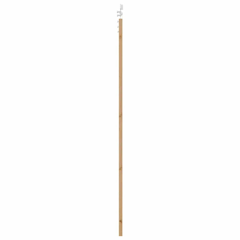 vidaXL Csúszóajtó ORKDAL Barna 83 x 232 cm Fa és fém