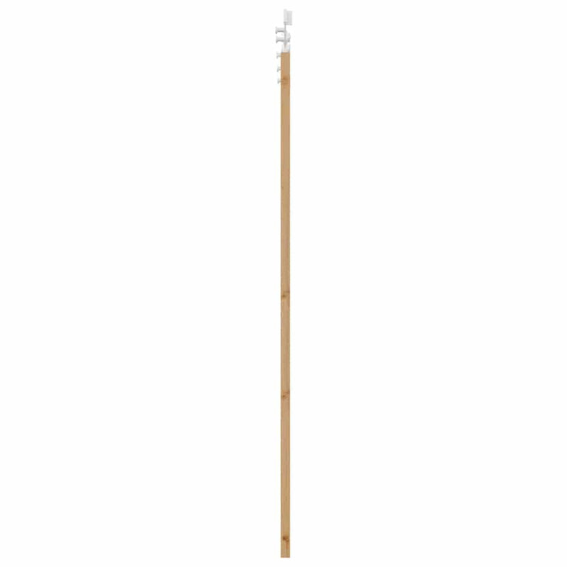 vidaXL Csúszóajtó ORKDAL Barna 86 x 198.5 cm Fa és fém