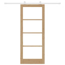 vidaXL Csúszó ajtó ORKDAL Természetes 86 x 211 cm