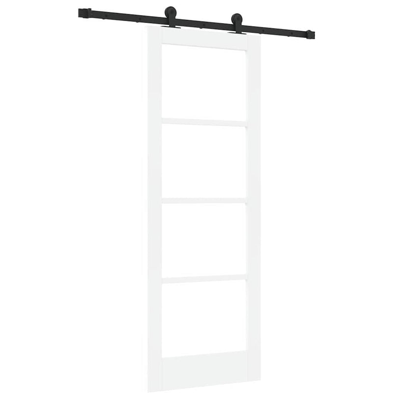 vidaXL Csúszó Ajtó ORKDAL Fehér 73.5 x 198.5 cm Fa és fém