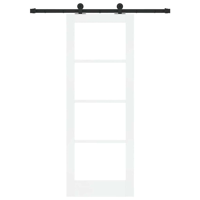 vidaXL Csúszó Ajtó ORKDAL Fehér 73.5 x 198.5 cm Fa és fém