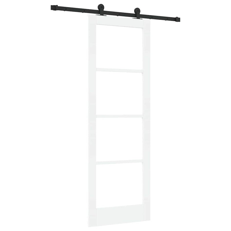 vidaXL Csúszó Ajtó ORKDAL Fehér 73.5 x 211 cm Fa és fém