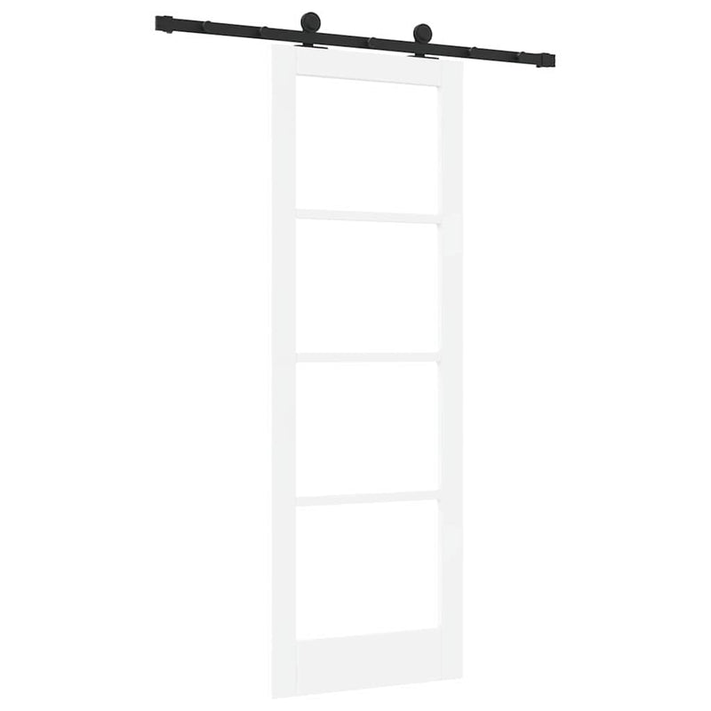 vidaXL Csúszó Ajtó ORKDAL Fehér 73.5 x 211 cm Fa és fém