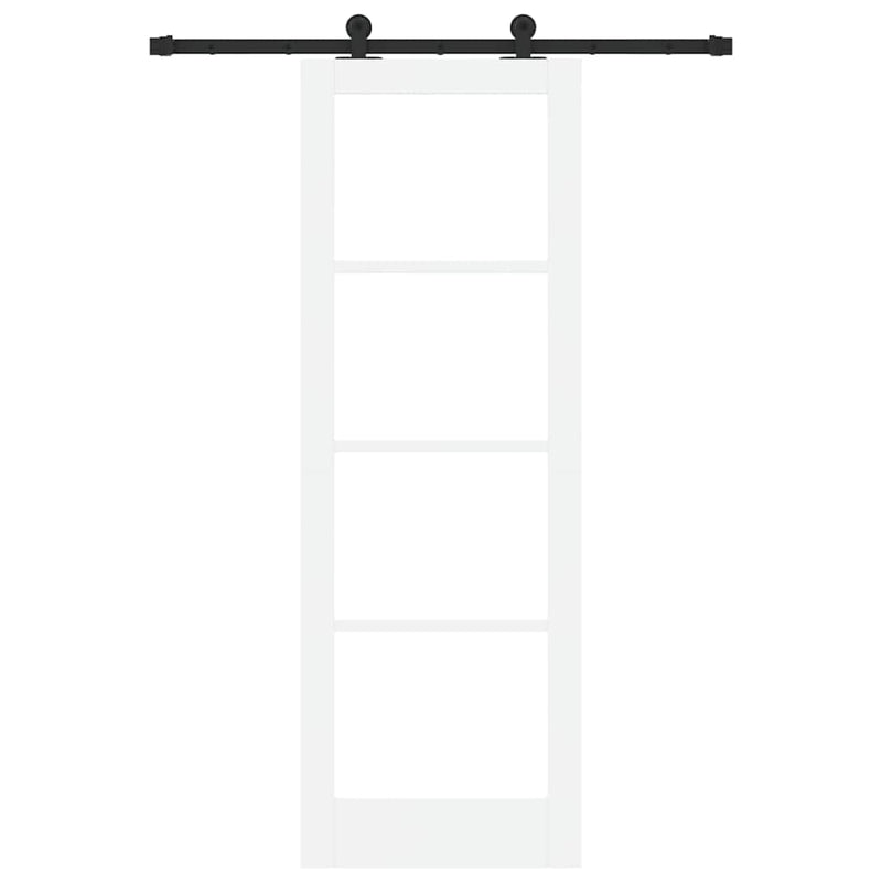 vidaXL Csúszó Ajtó ORKDAL Fehér 73.5 x 211 cm Fa és fém