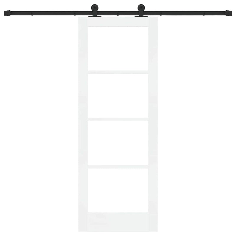 vidaXL Csúszó Ajtó ORKDAL Fehér 73.5 x 198.5 cm Fa és fém
