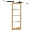 vidaXL Csúszó ajtó ORKDAL Természetes 83 x 202 cm