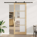 vidaXL Csúszó ajtó ORKDAL Természetes 93 x 232 cm