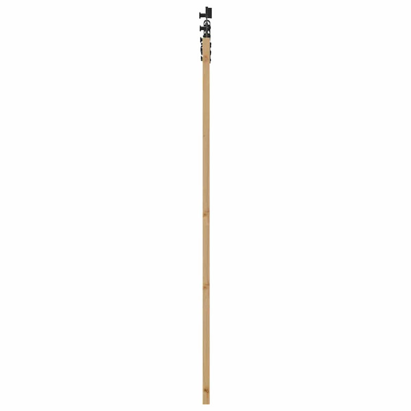 vidaXL Csúszóajtó ORKDAL Barna 61 x 198.5 cm Fa és fém