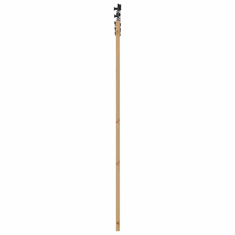 vidaXL Csúszóajtó ORKDAL Barna 73.5 x 198.5 cm Fa és fém
