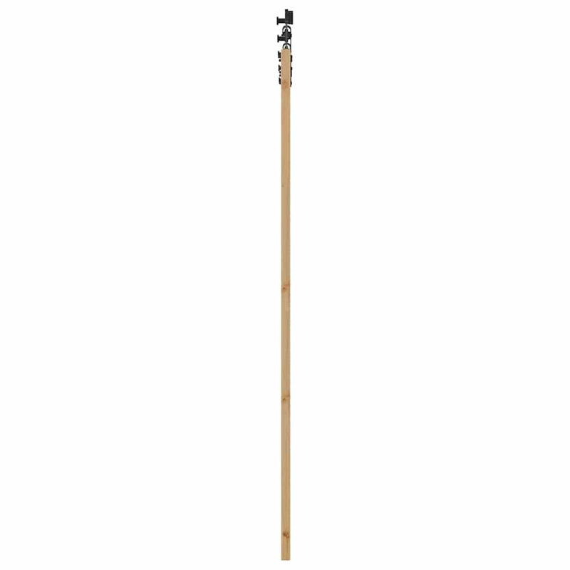 vidaXL Csúszóajtó ORKDAL Barna 73.5 x 211 cm Fa és fém