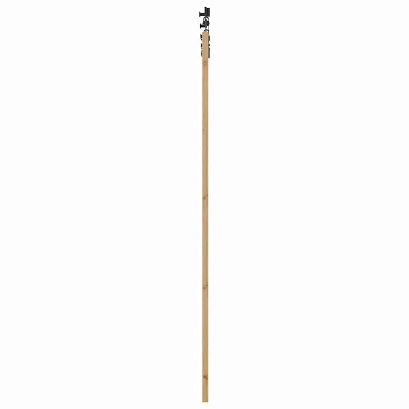 vidaXL Csúszóajtó ORKDAL Barna 78 x 232 cm Fa és fém