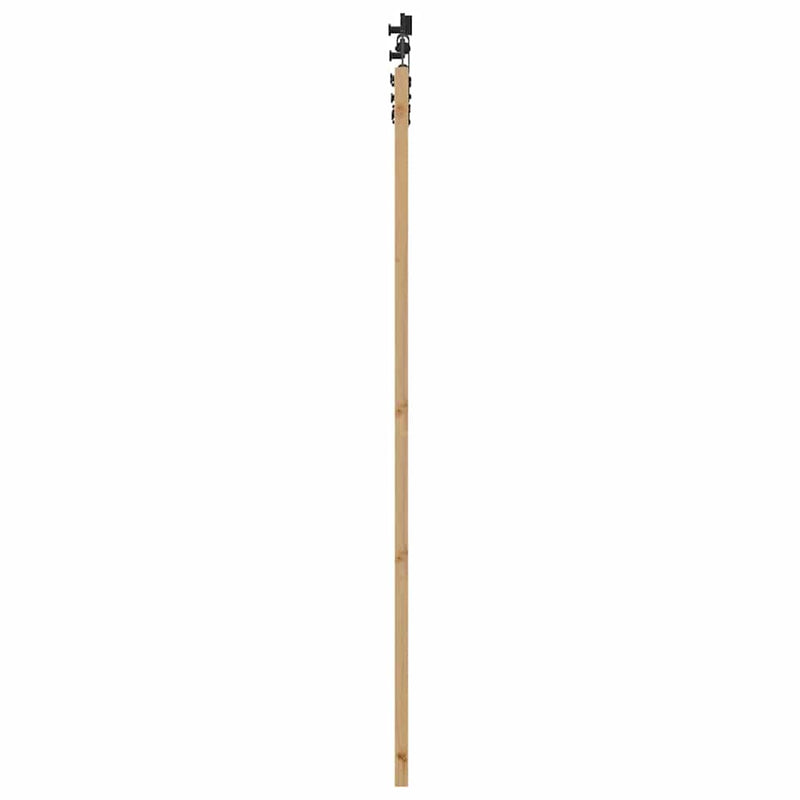 vidaXL Csúszóajtó ORKDAL Barna 83 x 202 cm Fa és fém