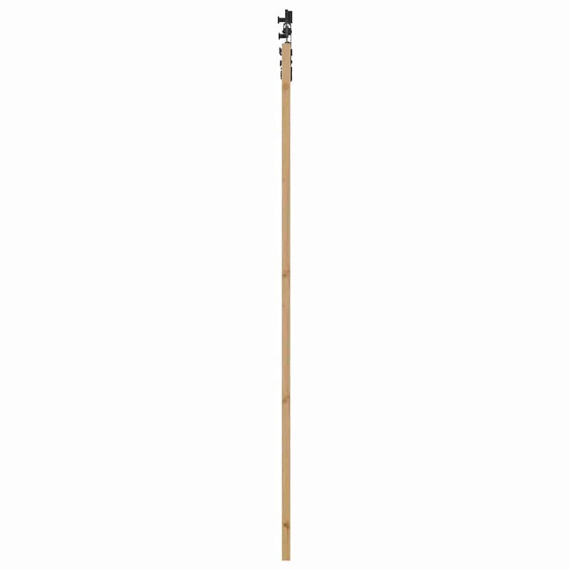vidaXL Csúszóajtó ORKDAL Barna 83 x 232 cm Fa és fém