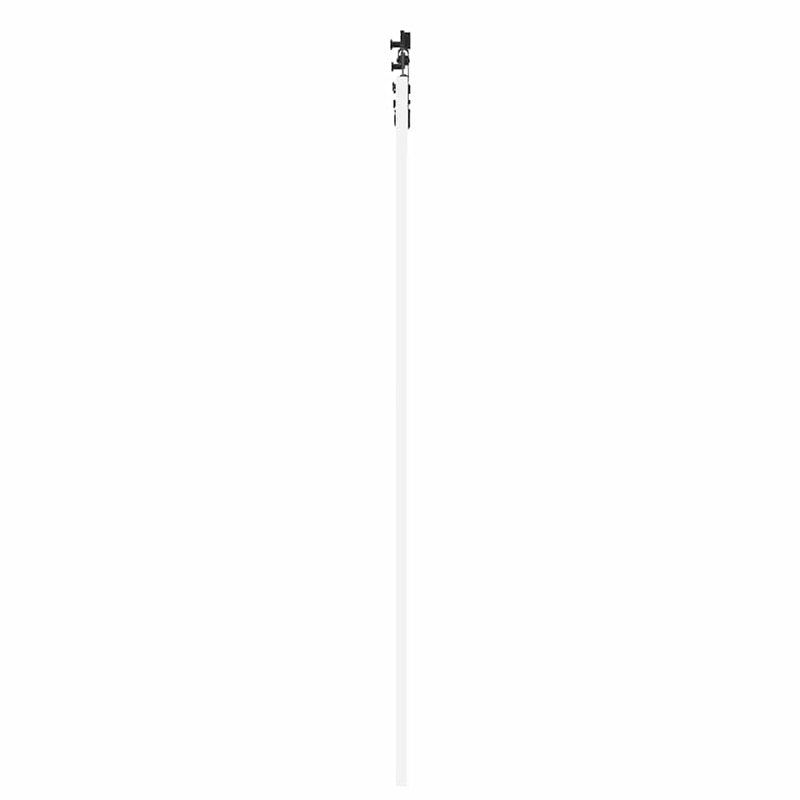 vidaXL Csúszóajtó ORKDAL Fehér 83 x 232 cm Fa és fém
