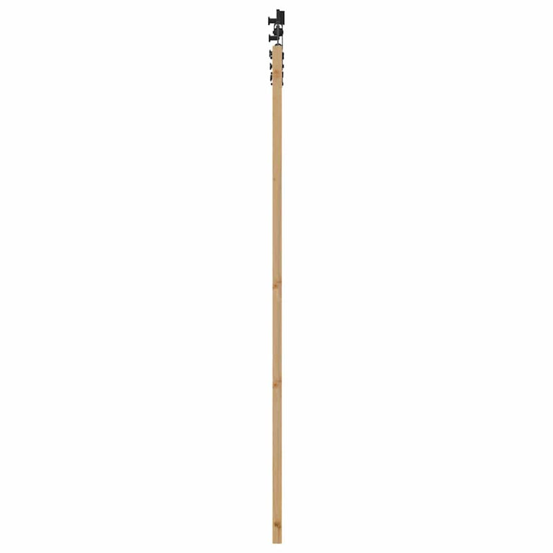 vidaXL Csúszóajtó ORKDAL Barna 86 x 198.5 cm Fa és fém