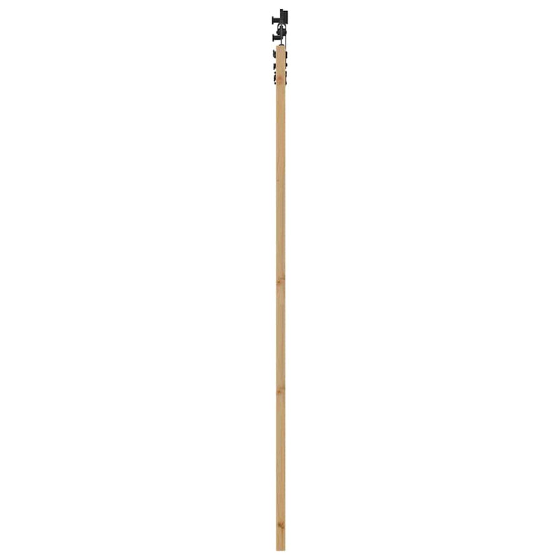 vidaXL Csúszóajtó ORKDAL Barna 86 x 211 cm Fa és fém