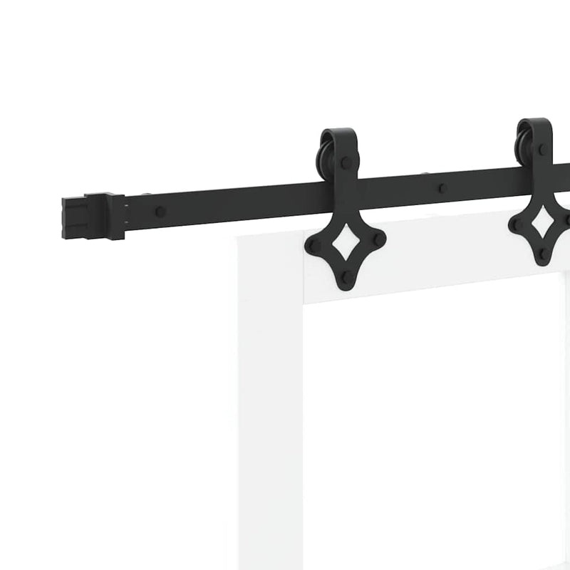 vidaXL Csúszóajtó ORKDAL Fehér 73.5 x 198.5 cm Fa és fém