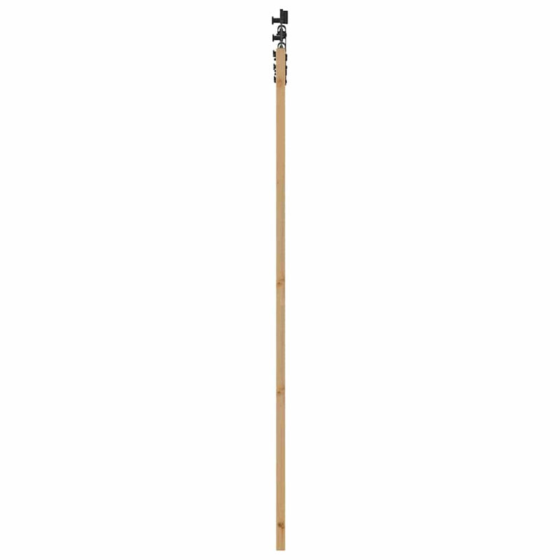 vidaXL Csúszóajtó ORKDAL Barna 78 x 211 cm Fa és fém