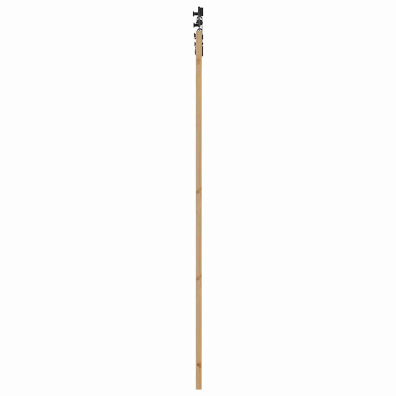 vidaXL Csúszóajtó ORKDAL Barna 83 x 232 cm Fa és fém