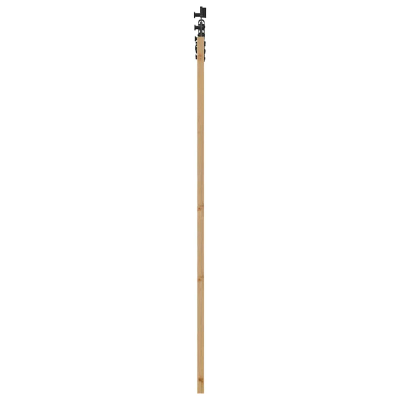 vidaXL Csúszóajtó ORKDAL Barna 86 x 198.5 cm Fa és fém