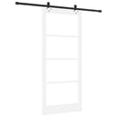 vidaXL Csúszó ajtó ORKDAL Fehér és fekete 93 x 211 cm
