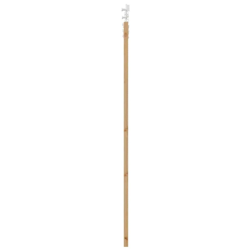 vidaXL Csúszóajtó Barna 73.5 x 198.5 cm Fa és fém