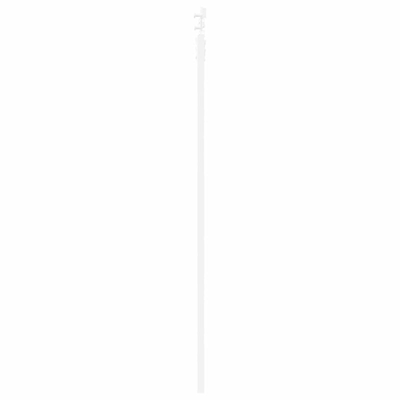 vidaXL Csúszóajtó Fehér 73.5 x 198.5 cm Fa és fém