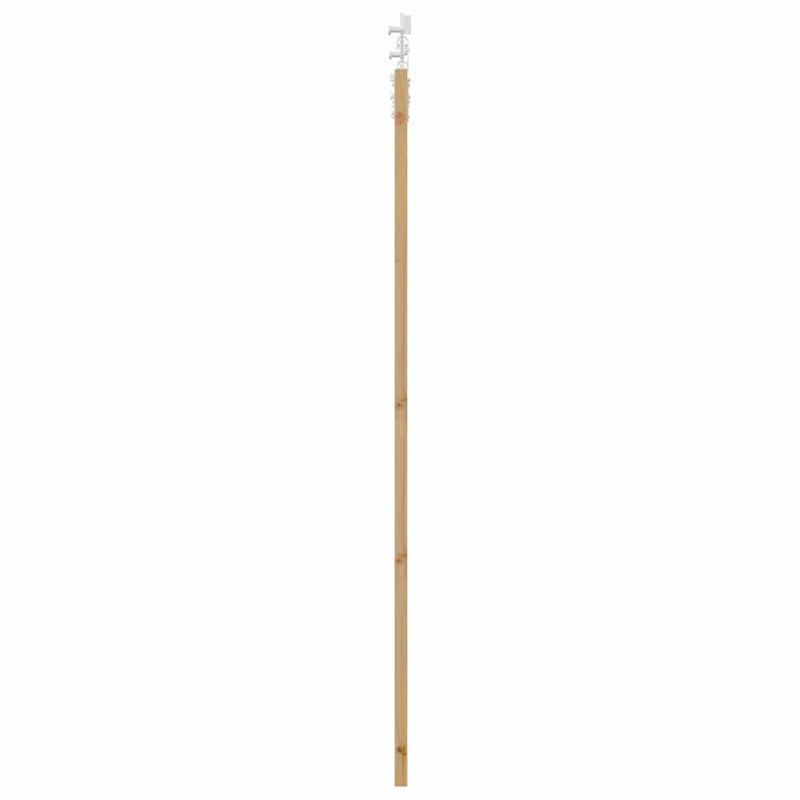 vidaXL Csúszóajtó Barna 73.5 x 211 cm Fa és fém