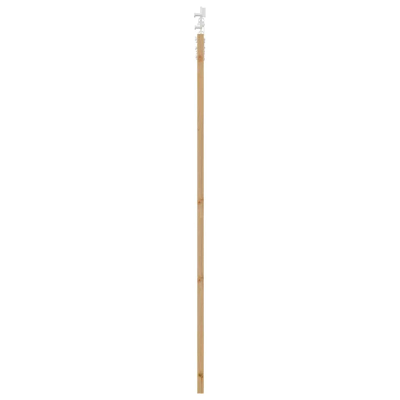 vidaXL Csúszóajtó Barna 78 x 211 cm Fa és fém