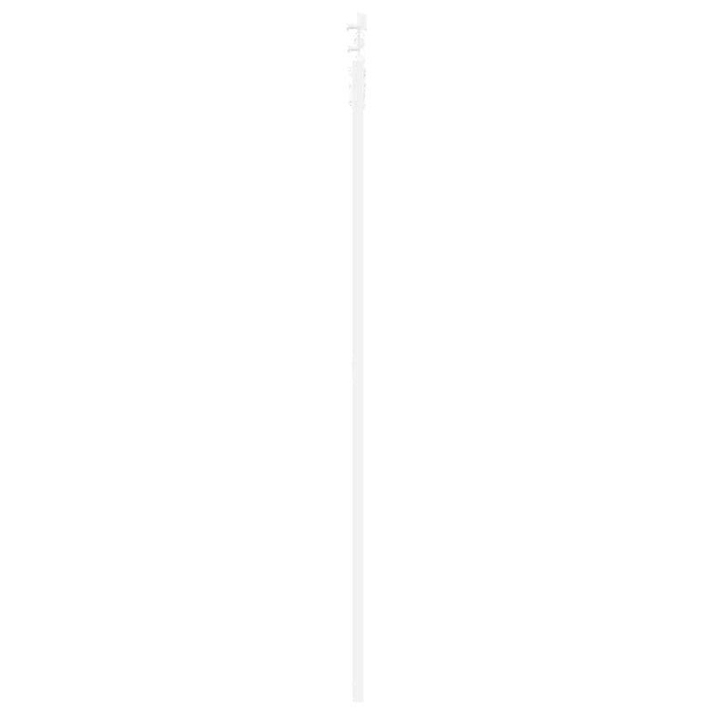 vidaXL Csúszóajtó Fehér 78 x 211 cm Fa és fém