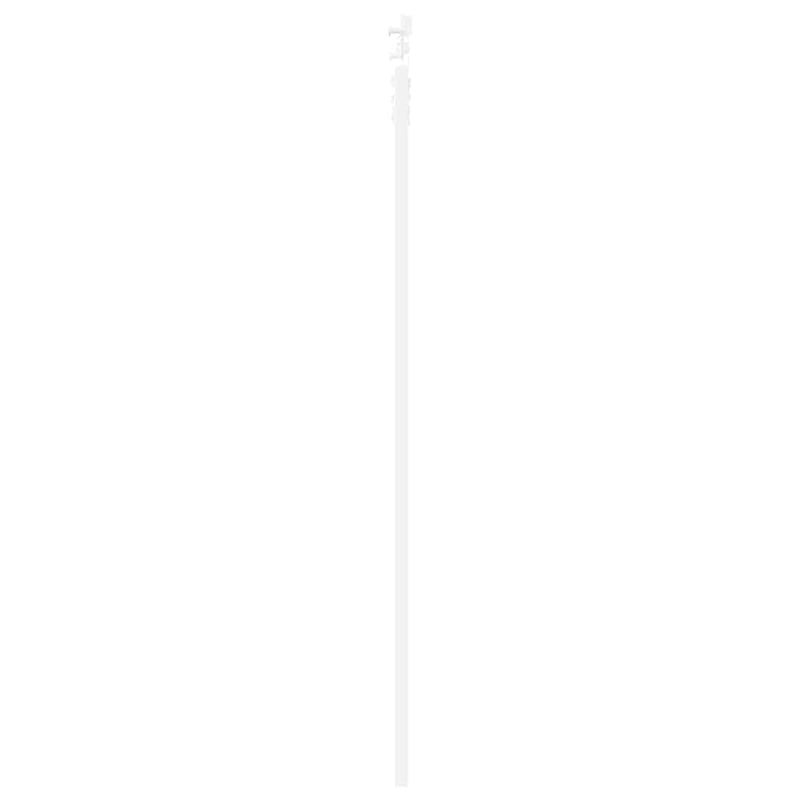 vidaXL Csúszóajtó Fehér 83 x 202 cm Fa és fém