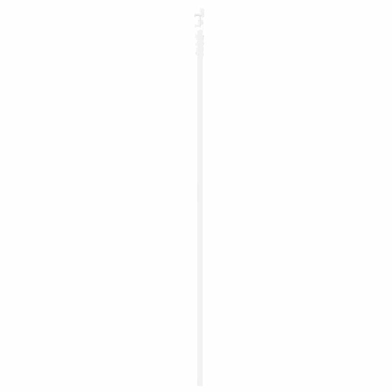 vidaXL Csúszóajtó Fehér 83 x 232 cm Fa és fém