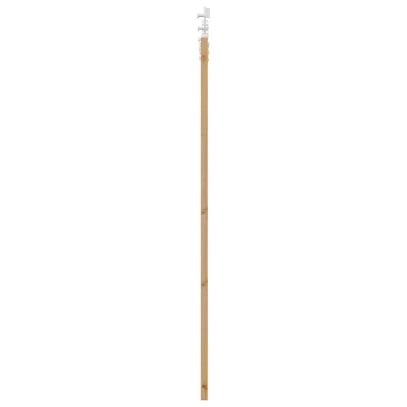 vidaXL Csúszóajtó Barna 61 x 198.5 cm Fa és fém