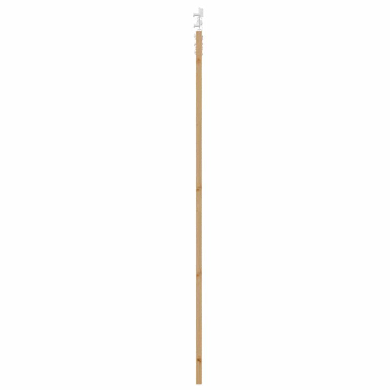 vidaXL Csúszóajtó Barna 78 x 232 cm Fa és fém