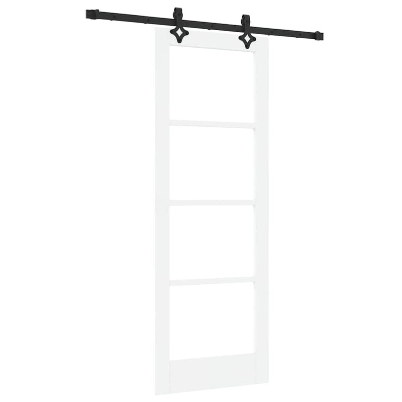 vidaXL Csúszóajtó Egyéb Fehér 73.5 x 198.5 cm Fa és fém