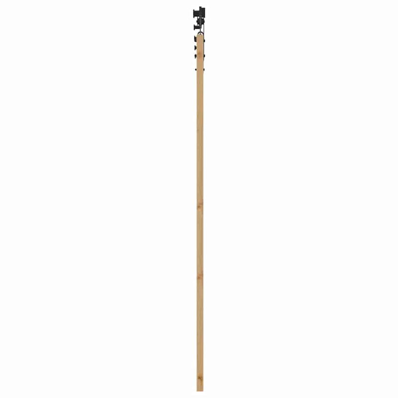 vidaXL Egyszerű Csúszó Ajtó Barna 73.5 x 198.5 cm Fa és fém