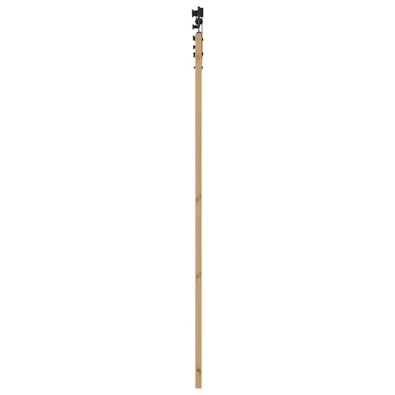 vidaXL Egyszerű Csúszó Ajtó Barna 73.5 x 211 cm Fa és fém