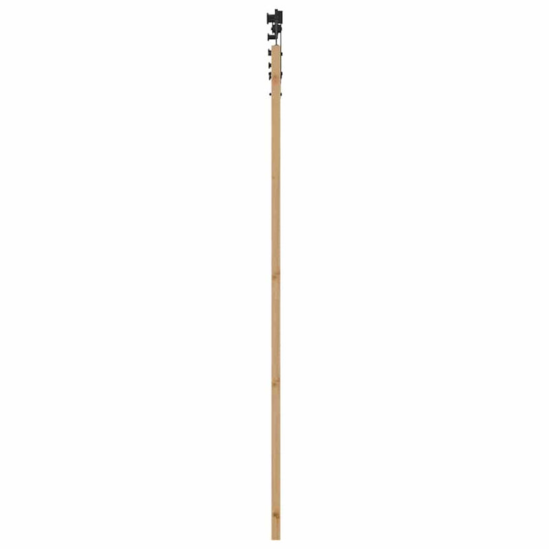 vidaXL Egyszerű Csúszó Ajtó Barna 78 x 211 cm Fa és fém