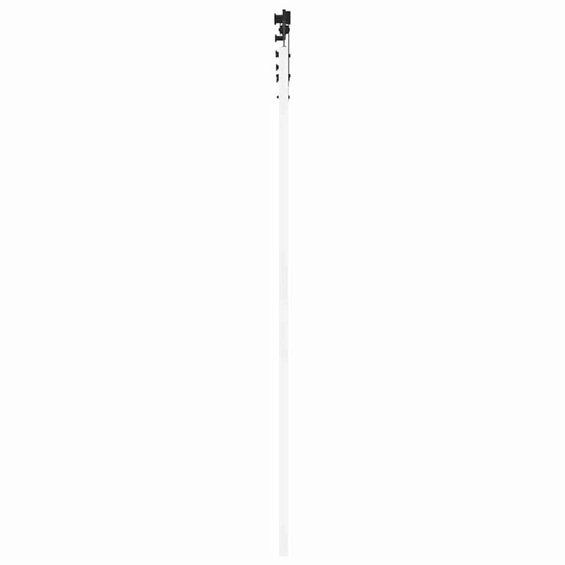 vidaXL Egyszerű Csúszó Ajtó Fehér 78 x 211 cm Fa és fém