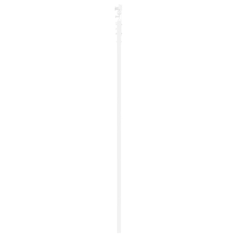 vidaXL Egyszerű Csúszó Ajtó Fehér 73.5 x 198.5 cm Fa és fém