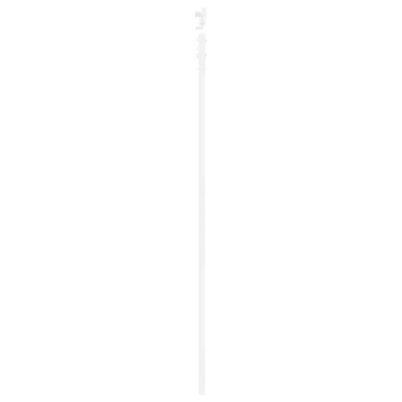 vidaXL Egyszerű Csúszó Ajtó Fehér 73.5 x 211 cm Fa és fém