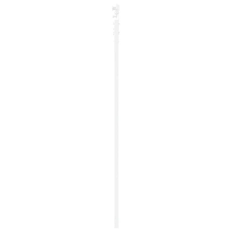 vidaXL Egyszerű Csúszó Ajtó Fehér 78 x 202 cm Fa és fém