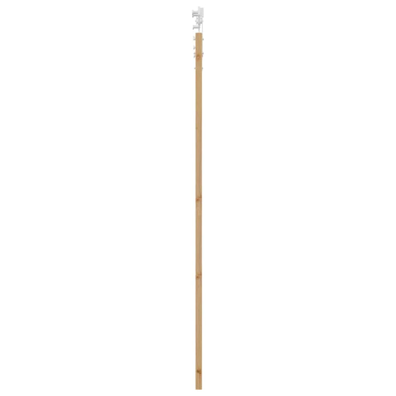 vidaXL Egyszerű Csúszó Ajtó Barna 78 x 211 cm Fa és fém