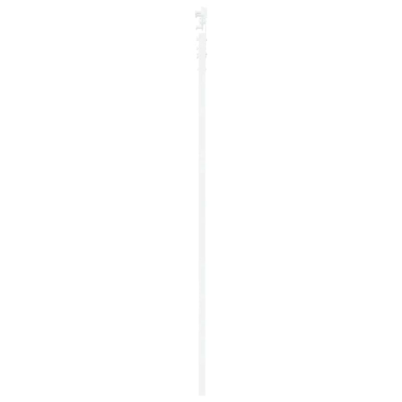 vidaXL Egyszerű Csúszó Ajtó Fehér 78 x 211 cm Fa és fém